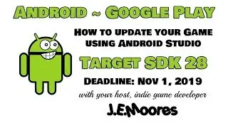 How to update Google Play game to target SDK 28 using Android Studio