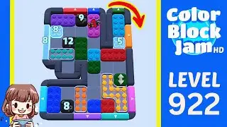 Color Block Jam Level 922 Solution Walkthrough