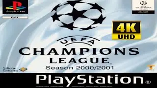 UEFA Champions League 2000/2001 PS1 4k