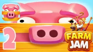 Farm Jam: Animal Parking Game - (Level 26-50) - Gameplay Walkthrough Area #2