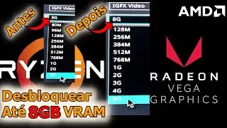 Como aumentar VRAM do seu Vídeo Integrado - GPU com 8GB de VRAM
