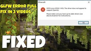 How To Fix Minecraft GLFW Error 65542 Tlauncher [Solved + Easy Fix]