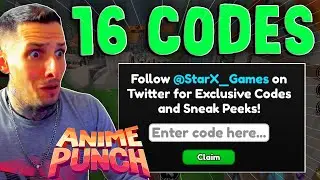 16 CODIGOS DE ANIME PUNCH SIMULATOR CODES ROBLOX