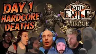 Day 1 Hardcore Deaths ✨ Path of Exile: Mirage