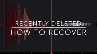 RECOVER DELETED VOICE MEMO iOS 12.0.1