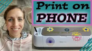 CRICUT setup and first project [tutorial for phone, tablet, or computer!]