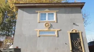 Как сделать ЗОЛОТОЕ КОЛЕСО из пенопласта 3 (результат)