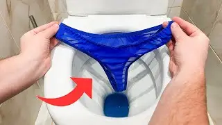 🔥🔥Even the RICH DO THIS! USE WOMEN'S PANTIES in your bathroom!