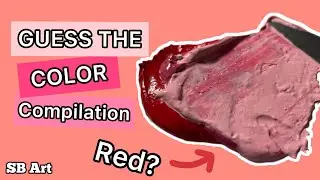 Guess The Color! (Compilation) | SB Art #paint #paintmixing #compilation