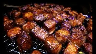 Backyard Pork Belly Burnt Ends - Pork Jello