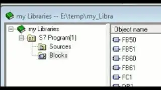 Simatic Step7 - Своя библиотека - user librories
