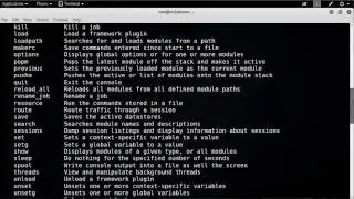 How to  Msfconsole