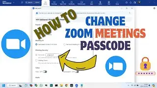 How to Change Zoom Meeting's Passcode