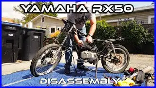 Yamaha RX50 Cafe Racer Build | Tear Down , Disassembly