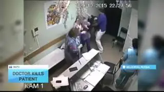 Doctor Kills Patient: Russian doctor captured on video punching a patient