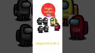 Shall I put colour on you?👀#coding #holi #funny #shorts