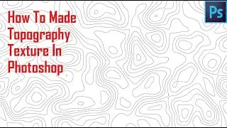 How to create topography line texture in photoshop CS | Pattern design | Background design