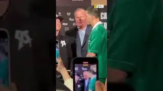 ¡Se calientan los ánimos! 'Canelo' Álvarez es interrumpido por Berlanga en plena conferencia