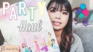 What I Got At Party City | Disney Princess Birthday Theme | Party City Haul