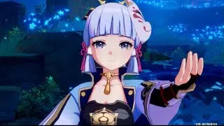 Genshin Impact - Ayaka Forest Dance Scene