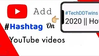 How to add hashtag on YouTube video || Add hashtag on YouTube video from android
