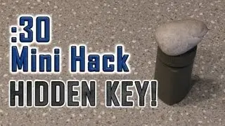 How To Make A HIDDEN KEY!
