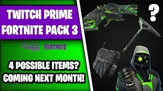 *NEW* LEAKED FORTNITE TWITCH PRIME PACK #3? (4 FREE ITEMS Showcase😍)