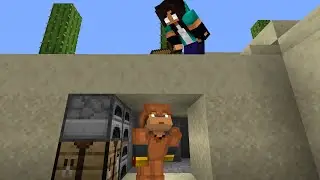 Minecraft Speedrunner VS a noob Girl