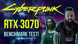 MSI GeForce RTX 3070 Ventus 2x OC Cyberpunk 2077 intro fps test