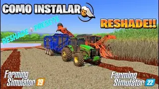 🛑Tutorial de Como Instalar e atualizar o Reshade nos Farming Simulator19 e Farming Simulator22