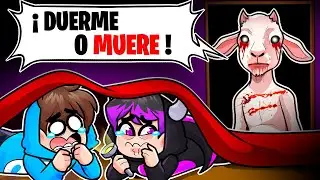 ¡ESCONDETE O MUERE de la CABRA en EL COLUMPIO! 😭💥💀 MINECRAFT ESO NO ES UNA CABRA