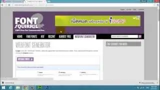 Install Font Generator - Wordpress