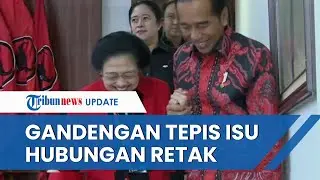 MOMEN Jokowi GANDENG Tangan Megawati di Rakernas III PDIP, Harmonis Tepis Isu Hubungan Retak