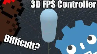 Full FPS Controller Godot 3.5 | Godot 3D Tutorial | GameDev with Drew