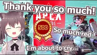 【ENG SUB】Matsuri gets showered by red super chats and cries, breaks her SC record, Apex Gacha!