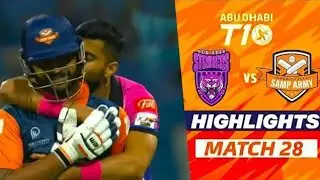Match 28 Highlights ll New York Strikers vs Morrisville SAMP Army ll AbuDhabi T10