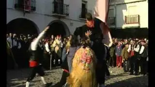 Baile de la bandera en Villanueva de la Vera