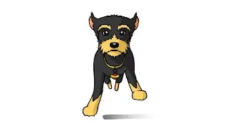 dog running (front) - minduina