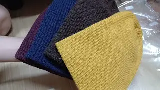 겨울 비니 모자 샀어요 개봉기