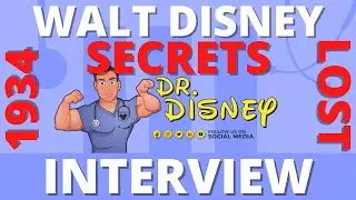 Lost 1934 Walt Disney Interview - Secrets Revealed - Walt's Connection to Einstein Three Little Pigs