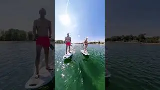 Efoil Surfing on Ada Ciganlija lake in Belgrade #efoil #surfing #waydoo