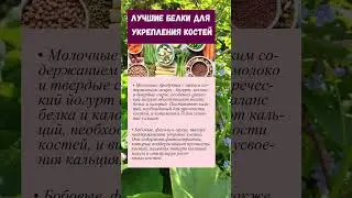 Белки для укрепления костей