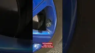I just installed the Tire Pressure Monitoring System (TPMS)