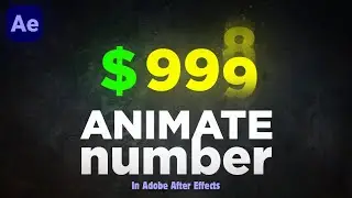 "Mastering Numbers Animation in Adobe After Effects: A Step-by-Step Guide for Beginners!"