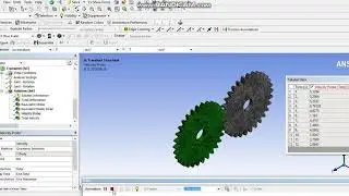 ANSYS Transient Analysis of spur gear pair by