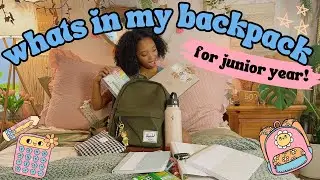 Whats In My Backpack For Junior Year! / whats in my backpack 2024