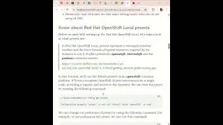 Install Red Hat OpenShift Local CodeReady Container on windows laptop