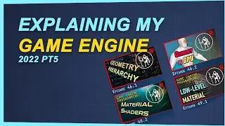 Explaining my game engine in 2022 - Part5: Render items, materials, caching, reverse depth buffer