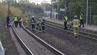 KĘPNO: Tragiczny wypadek na Dworcu Kolejowym