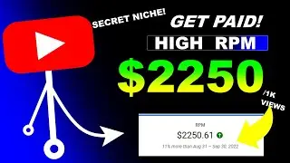 $2250 High RPM Y- ( Youtube Revel Niche) On Youtube | Earn from 1k view more money